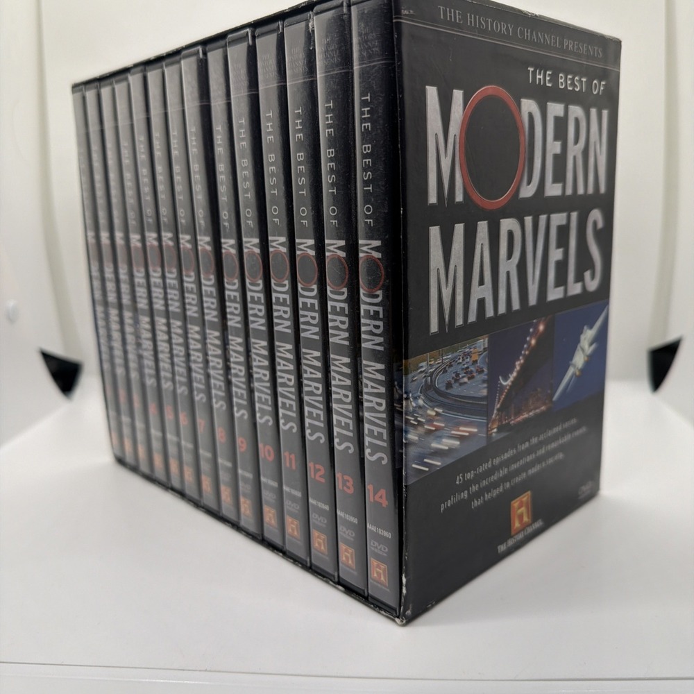 Best of Modern Marvels DVD Set 14 Disc Box Set History Channel 2007 COMPLETE